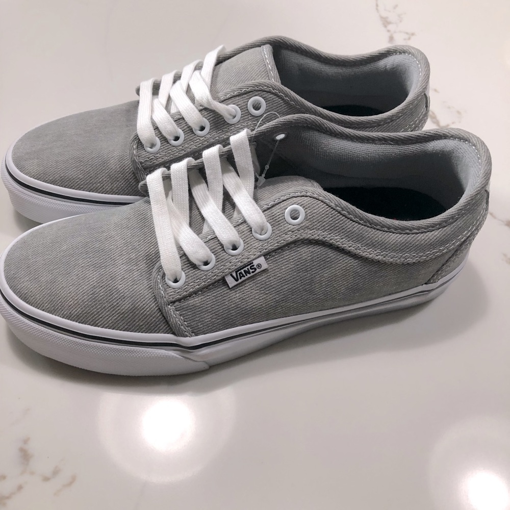 Vans Chukka Low Grey Denim Shoes